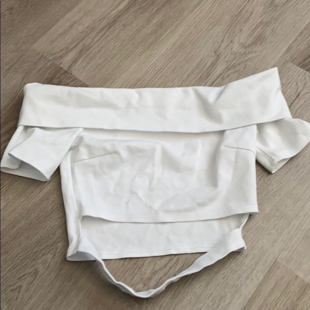 White Crop Top